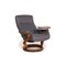 Fauteuil Himolla Gris en Cuir 8