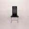 Black Leather Chair by Ronald Schmitt 7