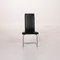 Black Leather Chair by Ronald Schmitt 8