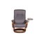 Gray Leather Armchair from Himolla 7