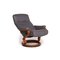 Gray Leather Armchair from Himolla, Image 7