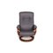 Gray Leather Armchair from Himolla, Image 8
