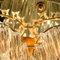 Triedri Crystal Gold-Plated Flush Mount from Venini, Italy 13