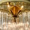 Triedri Crystal Gold-Plated Flush Mount from Venini, Italy, Image 9