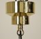 Delta Grande Glass and Brass Pendant Lights by Sergio Mazza for Artemide, 1960s, Set of 2 3