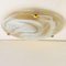 Brass and Murano Glass Wall Light / Flush Mount 9