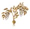 Gilt Metal Palm Tree Wall Fixture by Hans Kögl, Image 20