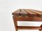 Mid-Century Slat Bench / Side Table, The Netherlands, 1950s, Image 8