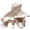 Ceramic Sculpture Children With A Book, 1950´s, Czechoslovakia 1