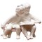 Escultura de cerámica infantil con libro, años 50, Checoslovaquia, Imagen 1