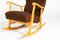 Sculptural Rocking Chair by Elias Svedberg for Nordiska Kompaniet, 1950s, Image 6