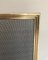 Neoclassical Style Brass and Grilling Fireplace Screen, France, 1970s 7
