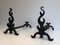 Cast and Wrought iron, French, 1940s, Set of 2 2