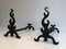 Cast and Wrought iron, French, 1940s, Set of 2, Image 2