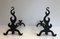 Cast and Wrought iron, French, 1940s, Set of 2, Image 1