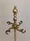 Neoclassical Style Brass Fireplace Tools on Stand, France, 1970s 5