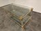 Brass and Acrylic Glass Coffee Table, 1970s 5