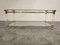Brass and Acrylic Glass Coffee Table, 1970s 4