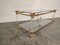 Brass and Acrylic Glass Coffee Table, 1970s 9
