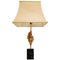 Vintage Brass Sea Shell Table Lamp, 1970s, Image 1