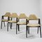 Compass Dining Chairs by Kai Kristiansen for SVA Møbler, 1960s, Set of 4 1