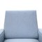 Light Blue Fabric Armchair, 1960s, Image 10