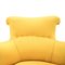 Louis Philippe Style Yellow Fabric Chaise Longue, 1800s 8
