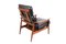 FD164 Teak Lounge Chair and Ottoman by Arne Vodder for France & Søn / France & Daverkosen, 1960s, Set of 2 8