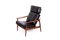 FD164 Teak Lounge Chair and Ottoman by Arne Vodder for France & Søn / France & Daverkosen, 1960s, Set of 2 5