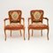Antique French Tapestry Armchairs, Set of 2 2