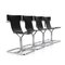 Topos Dining Chairs by Gruppo DAM for Busnelli, 1970s, Set of 4, Image 3