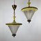 Mid-Century Italian Ceiling Lamps from Lumi, 1950s, Set of 2 2