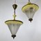 Mid-Century Italian Ceiling Lamps from Lumi, 1950s, Set of 2 7