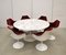 Set de Table et Chaises Tulipe en Marbre par Eero Saarinen pour Knoll Inc. / Knoll International, 2000s, Set de 7 1