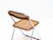 Vintage Woven Wicker and Walnut Plia Chair by Giancarlo Piretti 7
