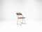 Vintage Plia Stuhl aus Korbgeflecht & Nussholz von Giancarlo Piretti 12