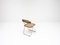 Vintage Woven Wicker and Walnut Plia Chair by Giancarlo Piretti 6