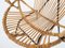 Rattan Lounge Chair by Rohe Noordwolde, The Netherlands 1950s 8