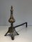 Bronze and Wrought Iron Eiffel Tower Andirons, France, 1900s, Set of 2 6