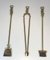 Brass Fire Place Tools on Stand, Italy, 1970s, Set of 3, Image 3