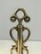Brass and Wrough Iron Andirons, France, 1940s, Set of 2 7