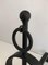 Wrought Iron Andirons, France, 1970s, Set of 2 6