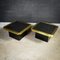 Vintage Hollywood Regency Gold and Black Coffee Table 1