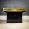 Vintage Hollywood Regency Couchtisch in Gold und Schwarz 5