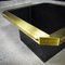 Vintage Hollywood Regency Gold and Black Coffee Table, Image 6