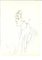 Alberto Giacometti, Porträt, Lithographie, 1964 1