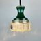 Green Pendant Lamp, Italy, 1970s 2