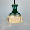 Green Pendant Lamp, Italy, 1970s, Image 2