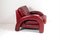 Art Deco Red Leather Armchair 2