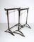 Victorian Wrought Iron Rivetted Trestles, Set of 2 1